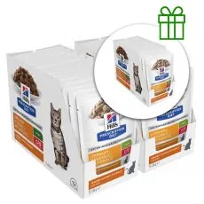 Hill's Prescription Diet c/d Stress+Metabolic Močov&yacute; syst&eacute;m pro kočky 12 x 85 g, 2+1 ZDARMA