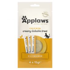 Applaws Chicken Creamy Lickable Treat pochoutka pro kočky 4 x 15 g
