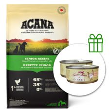 Acana Senior Recipe 11,4 kg + 2 x konzerva Terra Canis ZDARMA