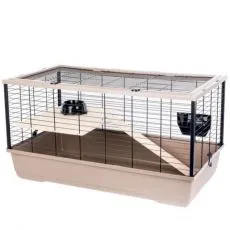 Klec pro hlodavce a mal&eacute; zv&iacute;řata Bunny 100 De Luxe BEŽOV&Aacute;