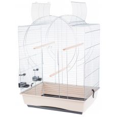 Klec pro papouška EMMA CABRIO chrom - 54 x 39 x 73 cm