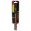 Dog Fantasy USB LED nylonov&yacute; sv&iacute;t&iacute;c&iacute; obojek S-M oranžov&yacute; 35-50 cm