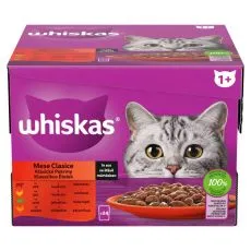 Whiskas kapsičky Klasick&yacute; v&yacute;běr ve &scaron;ť&aacute;vě 24 x 85 g