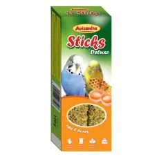 Avicentra Deluxe tyčinky pro andulky - vejce a med, 2 ks