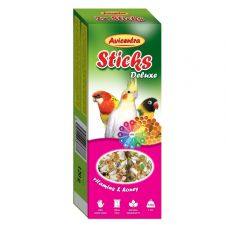 Avicentra Deluxe tyčinky pro malé papoušky - vitamíny a med, 2 ks