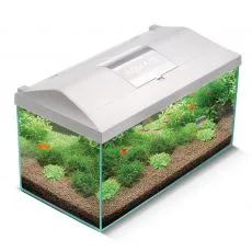 Akvarijn&iacute; set Aquael LEDDY PLUS 60 D&N b&iacute;l&yacute; 54 l