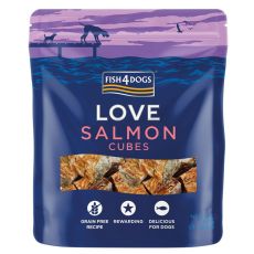 FISH4DOGS Love Salmon Cubes 85 g