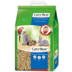 Podestýlka do WC – Cats Best Universal Strawberry 10 l - POŠKOZENÝ OBAL