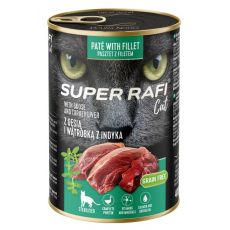 Super Rafi Cat Sterilised P&F Goose and Turkey liver 400 g