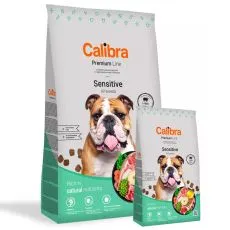 Calibra Dog Premium Line Sensitive 12 + 3 kg ZDARMA