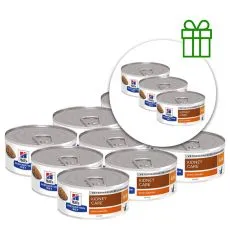 Hill's Prescription Diet k/d Kidney Care konzerva pro kočky 156 g, 9+3 ZDARMA