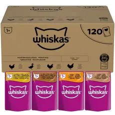 Whiskas kapsička Drůbež&iacute; hody v žel&eacute; 120 x 85 g