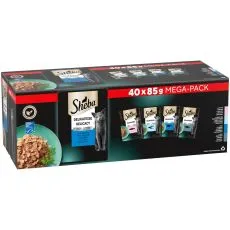 Sheba Delicacy kapsičky Ryb&iacute; v&yacute;běr v žel&eacute; 40 x 85 g