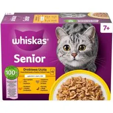 Whiskas kapsička Senior Drůbež&iacute; hody v žel&eacute; 12 x 85 g