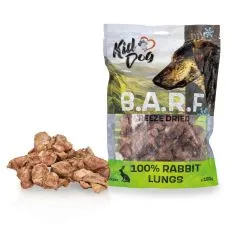 Kid Dog Super Premium 100% Kr&aacute;lič&iacute; pl&iacute;ce su&scaron;en&eacute; mrazem 180 g