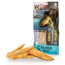 Kid Dog Super Premium 100% Losos kousky masa su&scaron;en&eacute; mrazem 50 g
