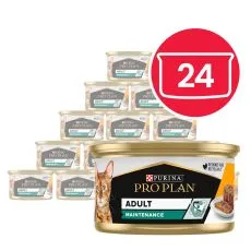 PRO PLAN Adult Maintenance pa&scaron;tika pro kočky kuře 24 x 85 g