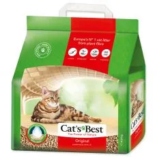Podest&yacute;lka do WC, dřevěn&aacute;, hrudkuj&iacute;c&iacute; - Cats Best Original 10 l - PO&Scaron;KOZEN&Yacute; OBAL