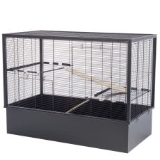 Klec pro hlodavce NESTA 70 METAL LOW 102,5 x 52,5 x 76,5 cm ČERN&Aacute;