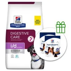 Hill's Prescription Diet i/d Sensitive P&eacute;če o zaž&iacute;v&aacute;n&iacute; granule pro psy 12 kg + 2x pamlsky ZDARMA
