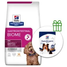Hill's Prescription Diet Gastrointestinal Biome Mini P&eacute;če o zaž&iacute;v&aacute;n&iacute; 6 kg + pamlsky ZDARMA