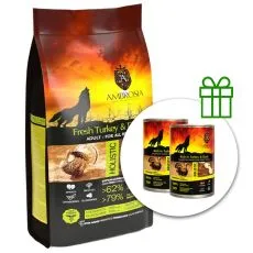 Ambrosia Adult All Breeds Fresh Turkey & Duck 12 kg + 2 konzervy ZDARMA