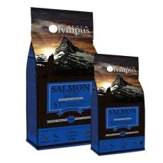 Black Olympus Adult Medium Salmon & Brown Rice 12 kg + 2 kg ZDARMA