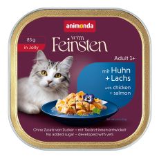 Animonda Vom Feinsten Adult - Kuře a losos v žel&eacute; 85 g