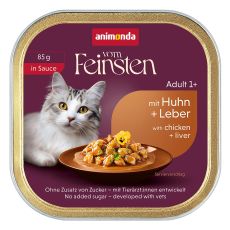 Animonda Vom Feinsten Adult - Kuře a j&aacute;tra v om&aacute;čce 85 g