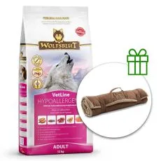 WOLFSBLUT VetLine Hypoallergenic 12 kg + Cestovn&iacute; deka ZDARMA