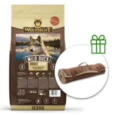 WOLFSBLUT Active Wild Duck 12,5 kg + Cestovn&iacute; deka ZDARMA