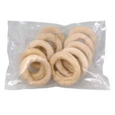 Žvýkací kroužek pro psy, bílý 10 cm - 10 ks