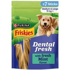 Friskies Dental Fresh pamlsky pro psy 3v1 M 180 g