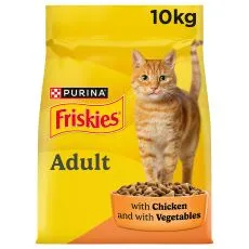 Friskies granule pro kočky kuře, zelenina 10 kg