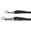 Nastaviteln&eacute; kulat&eacute; kožen&eacute; vod&iacute;tko Soft 125 - 183 cm, 10mm &ndash; čern&eacute;