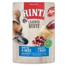 Kapsička RINTI Leichte Beute hovězí + kuřecí srdce, 400 g