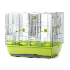 Klec pro ptáky MESSI chrom - 54 x 39 x 47 cm ČERNÁ