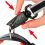 Vod&iacute;tko pro psa Sport Reflex nylonov&eacute;, čern&eacute; 120 - 200 cm