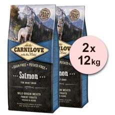 CARNILOVE Salmon Adult 2 x 12 kg