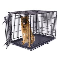 Klec Dog Cage Black Lux, XXL – 125,8 x 74,5 x 80,5 cm