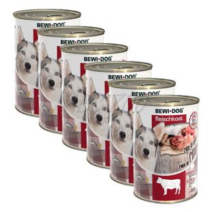 New BEWI DOG konzerva – Hovězí maso 6 x 400 g