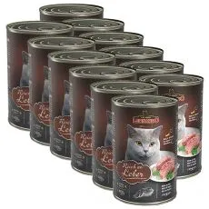 Konzerva pro kočku Leonardo - J&aacute;tra 12 x 400g