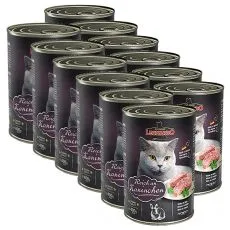 Konzerva pro kočku Leonardo - Kr&aacute;l&iacute;k 12 x 400g