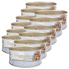 Applaws Cat - konzerva pro kočky s tuňákem a sýrem, 12 x 70g