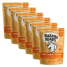 BARKING HEADS Bowl Lickin&rsquo; Chicken GRAIN FREE 6 x 300 g