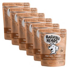 BARKING HEADS Top Dog Turkey GRAIN FREE 6 x 300 g