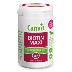 Canvit Biotin Maxi – přípravek na zdravou a lesklou srst 76 tbl. / 230 g