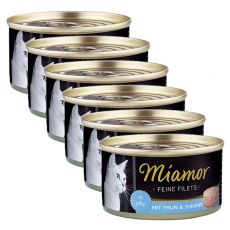 Konzerva Miamor Filet tuňák a krevety 6 x 100 g