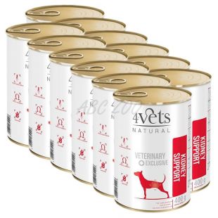 4Vets Natural Veterinary Exclusive KIDNEY SUPPORT 12 x 400 g