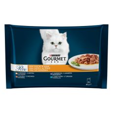 Kapsičky Gourmet Perle, mini filetky ve šťávě 4 x 85 g